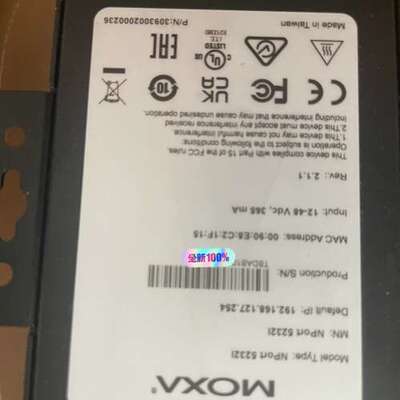 众桦MOXA NPort 5232I 串口服务器，，支持议价