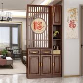 玄关入户隔断柜屏风客厅2025新款 隔断柜沙发边上高级感门厅柜鞋 柜
