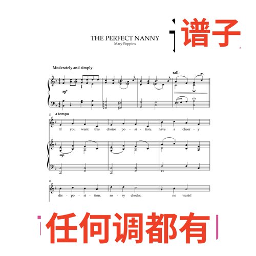 THE PERFECT NANNY4页F伴奏谱正谱声乐
