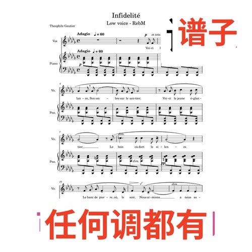 Hahn_-_Infidelit 3bD伴奏谱正谱声乐