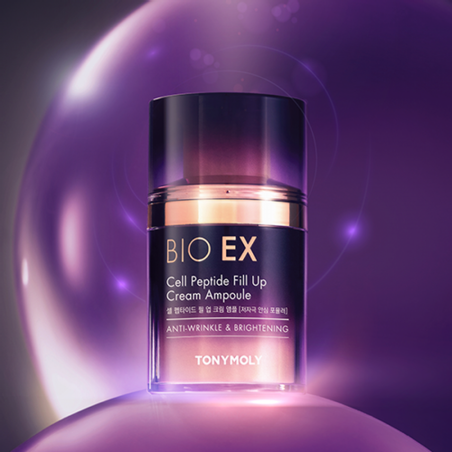 TONYMOLY BIO EX胜肽活肤修复乳霜安瓶高营养高保湿效果皱纹弹力