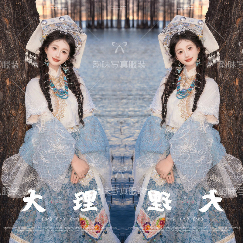 影楼拍照服装2024夏季涤纶