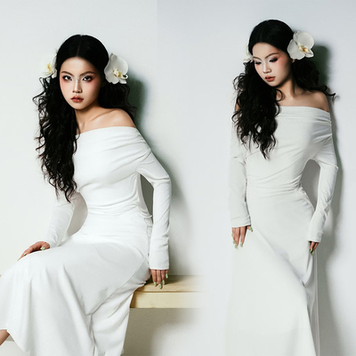 个人法式拍照肖像主题高级感写真