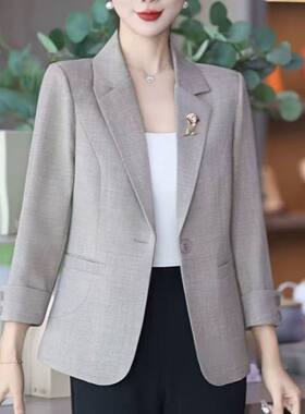 2025春秋新款设计感时尚气质西装女时尚洋气女士休闲外套小西服潮