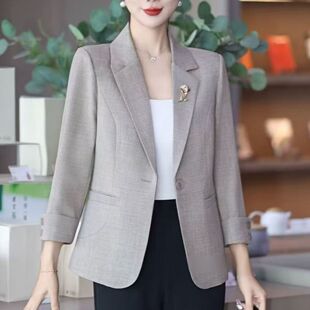 2025春秋新款设计感时尚气质西装女时尚洋气女士休闲外套小西服潮