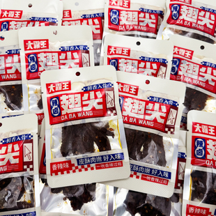 大霸王辣卤翅尖香辣味开袋即食小吃下酒菜宿舍囤货零食辣味休闲品