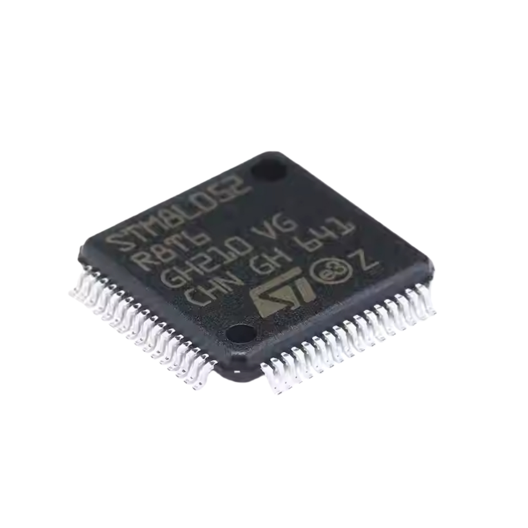 全新原装 STM8L052R8T6 LQFP-64 16MHz/64KB闪存/8位微控制器-MCU