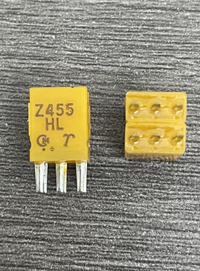 Z455陶瓷晶振 SFZLA455KN2A-B0 455KHZ 455K中频滤波器6脚 遥控器