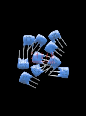 进口村田 陶瓷陷波器TPSLA6M5B-BO TPS6.5MB T6.5B 6.5M 蓝色 3脚