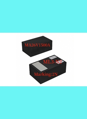 MA26V1500A/可变电容二极管 6V 1006/ML3-N2丝印:2N