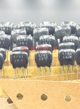 原装松下 陶瓷滤波器 EFCS5R5MW3 5.5MHZ 5.5W3 5.5M DIP-3 黑色