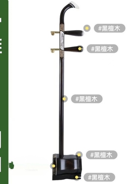 捡漏黑檀骨雕铜轴二胡清仓便宜处理大音量全套正品黑檀演奏琴