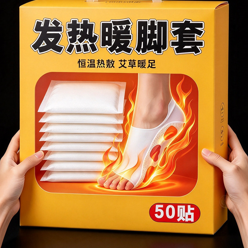 蒸汽自发热暖脚套居家办公外出