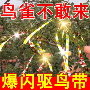 驱鸟彩带光彩果园农田专用防鸟加厚双面反光闪光惊鸟爆闪神器赶鸟