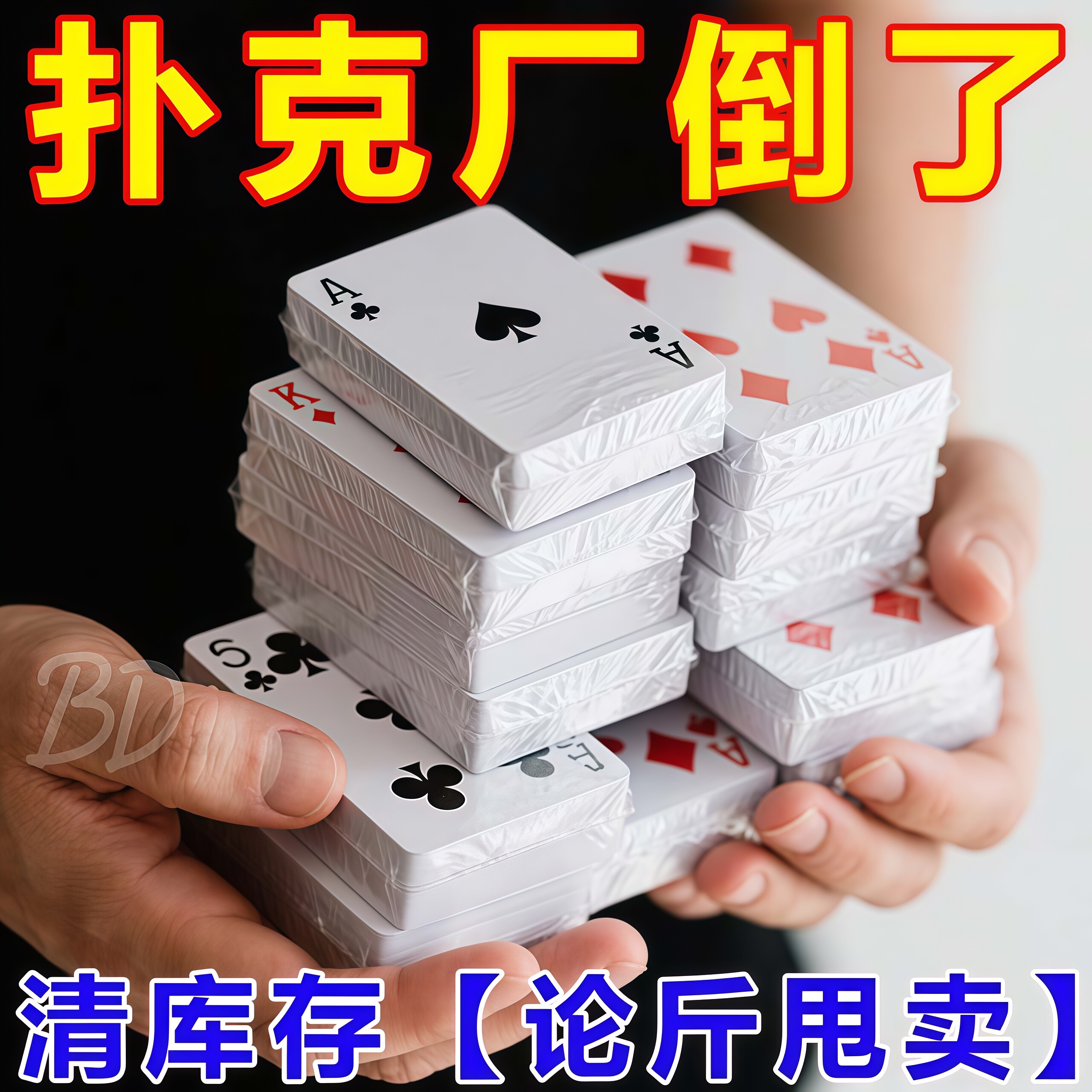 高档娱乐加硬厚扑克牌纯木浆扑克通用纸棋牌室俱乐部会所家用纸牌