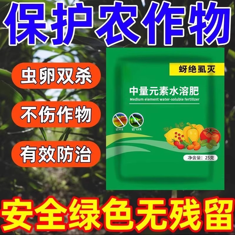 蚜绝虱灭蚜虫白粉虱飞虱专用微生物溶解剂虫卵通杀强效农打虫药