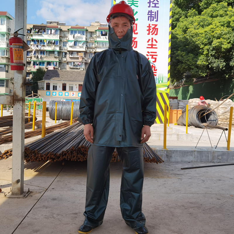防暴雨套装加厚高弹牛筋料