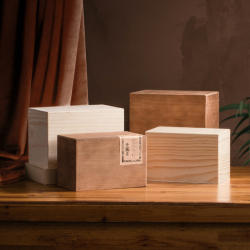 通宇福鼎白茶茶叶松木箱白毫银针普洱茶叶绿茶白牡丹散茶礼盒包装