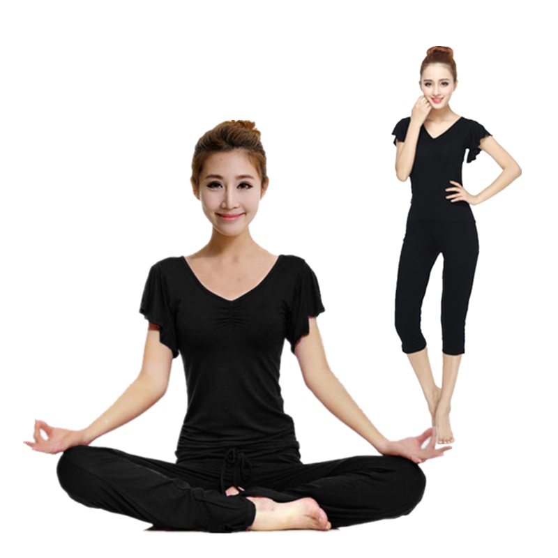 莫代爾套裝舞蹈運動風跑步健身服