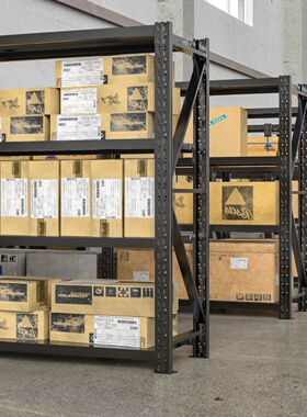 万昌黑色180cm高货架储物架多层家庭储物间货架仓库储物阳台