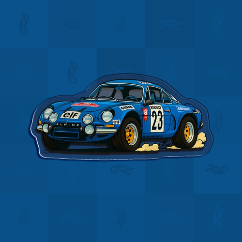 AlpineA110WRC1973冠军车冰箱贴