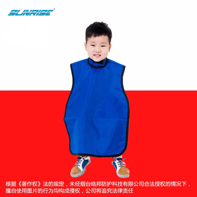 儿童铅衣x射线防护服小孩防辐射围裙CT室患者防护儿童铅围脖铅帽
