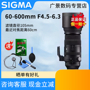 F4.5 600mm sigma适马 6.3 打鸟远摄大变焦长焦镜头佳能尼康口