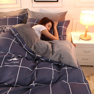 珊瑚绒被套150x200x230冬季家用女1.5米水晶法兰绒被罩单件单面绒