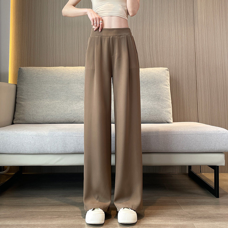冰丝阔腿裤女春秋2026新