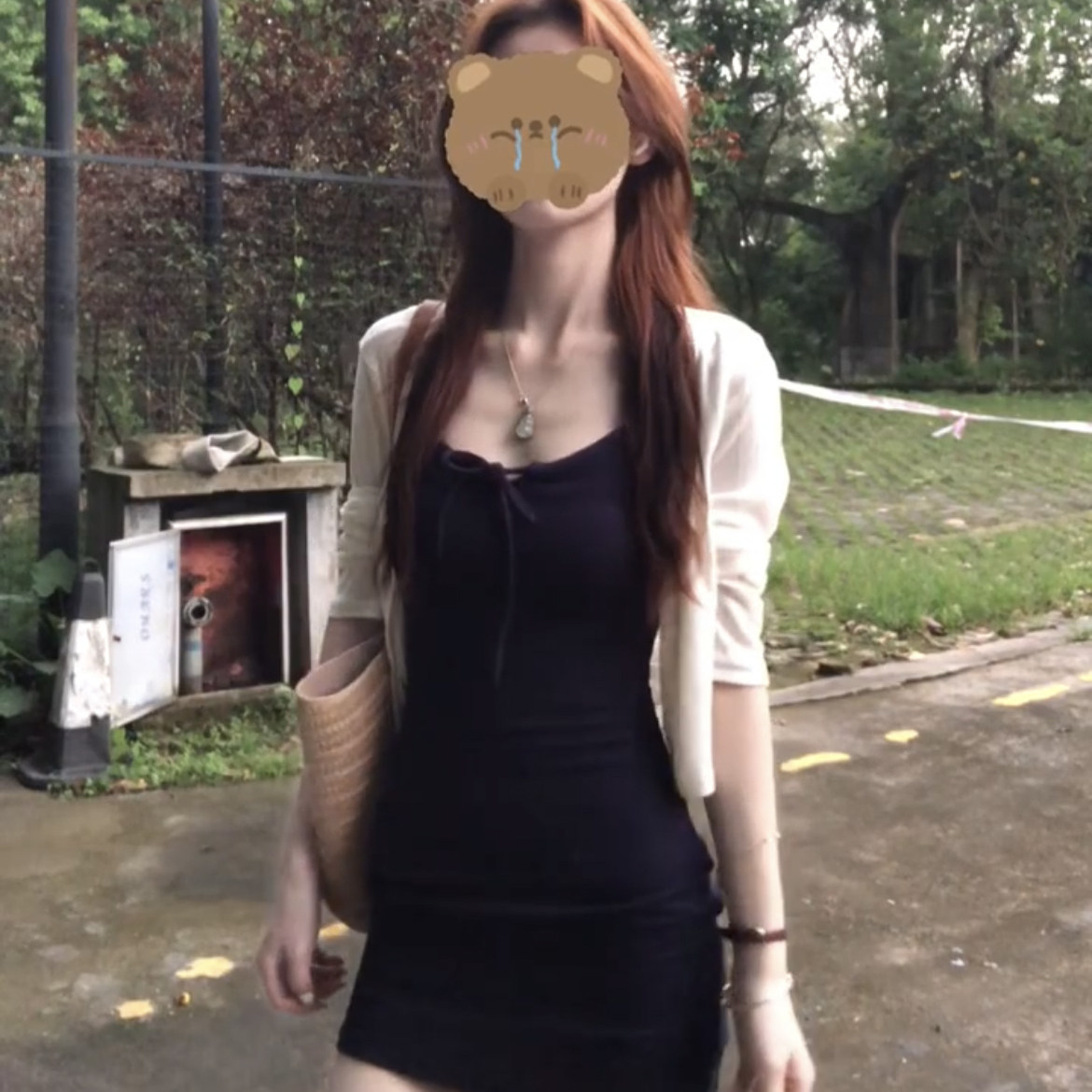 无袖吊带洋装女夏小个子