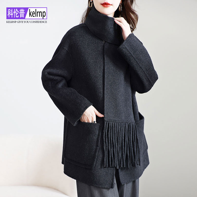 大气质淑女呢子羊毛呢外套