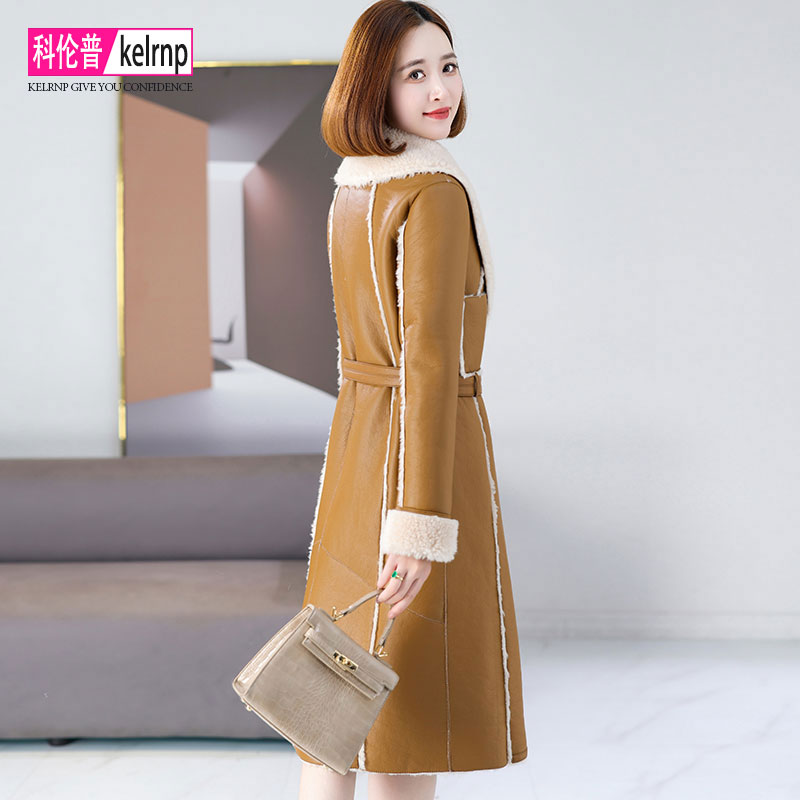 优雅显瘦海宁羔羊毛颗粒皮草外套