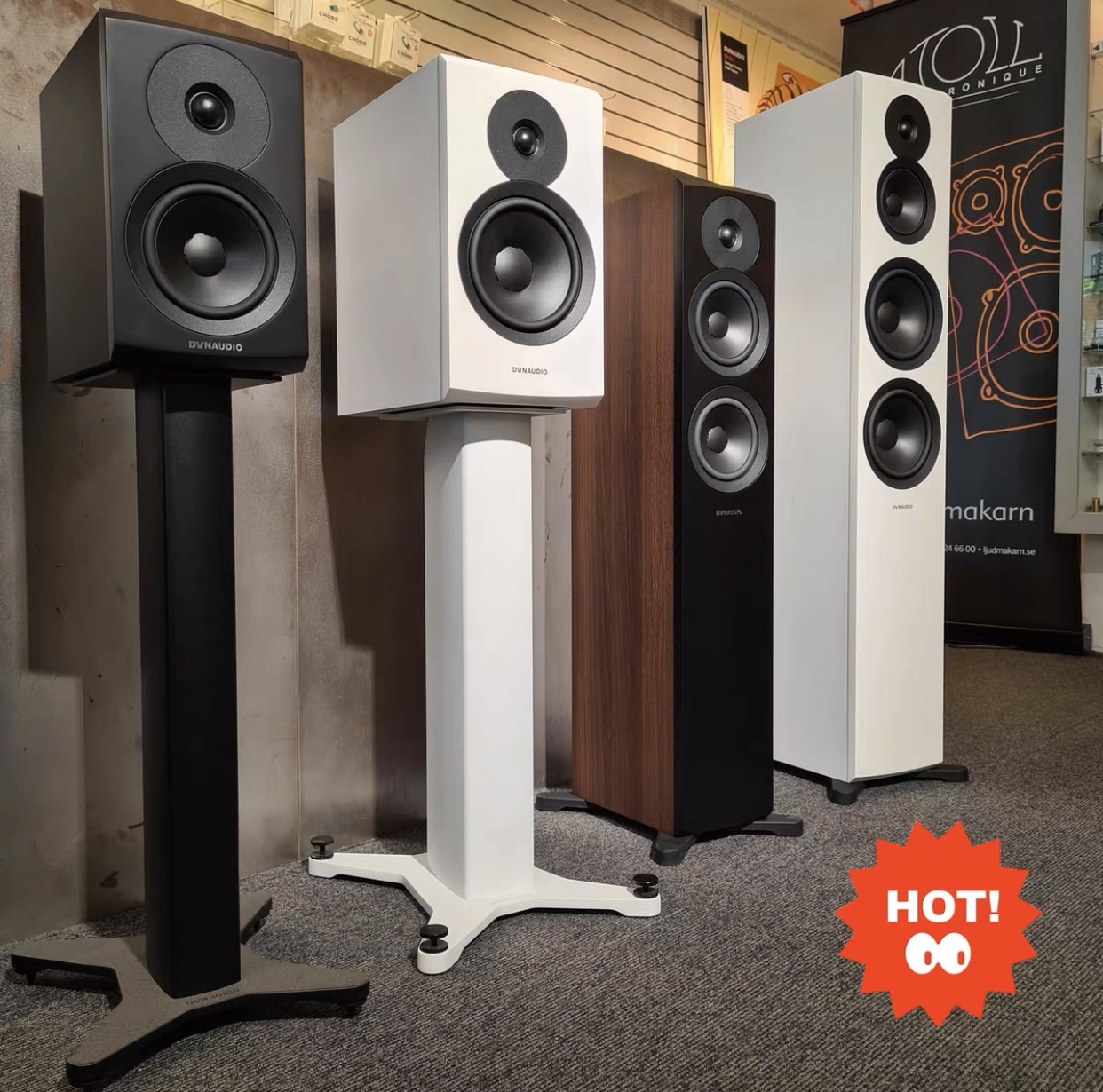 dynaudio/丹拿 emit 20 意境10 30 50发烧书架箱落地音响全新现货