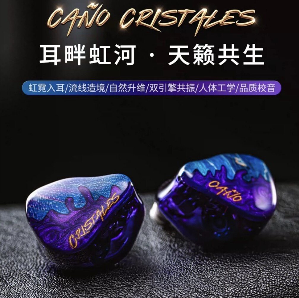 Hisenior Cano Cristales 2DD+8BA高品质有线HiFi入耳式耳机耳返 - 实物图