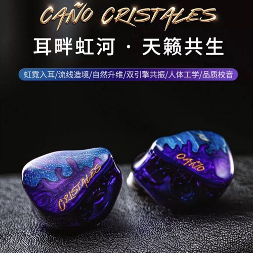 Hisenior Cano Cristales 2DD+8BA高品质有线HiFi入耳式耳机耳返