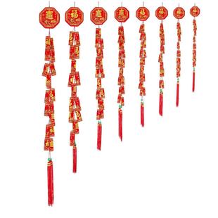 鞭炮挂件新年春节装饰乔迁开业用品假仿真挂饰炮仗爆竹过年道具