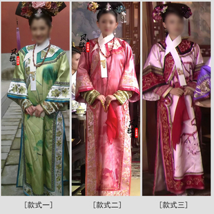 甄嬛传祺贵人唐艺昕同款古装清朝妃子贵妃服格格旗服福晋服演出服
