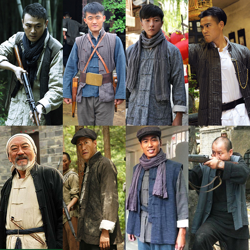 土匪八路军棉麻老百姓农民演出服