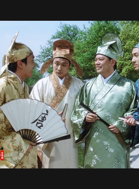 唐伯虎点秋香衣服戏服江南四大才子演出服周星驰同款古装明朝汉服