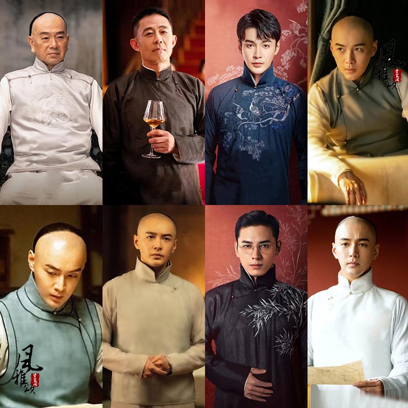清末民国男士中国风长衫