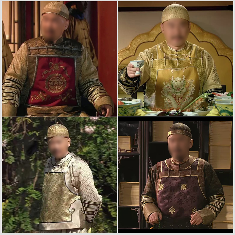 影视古装甄嬛传陈建斌同款皇帝服胖橘常服清朝便服阿哥服长衫马褂