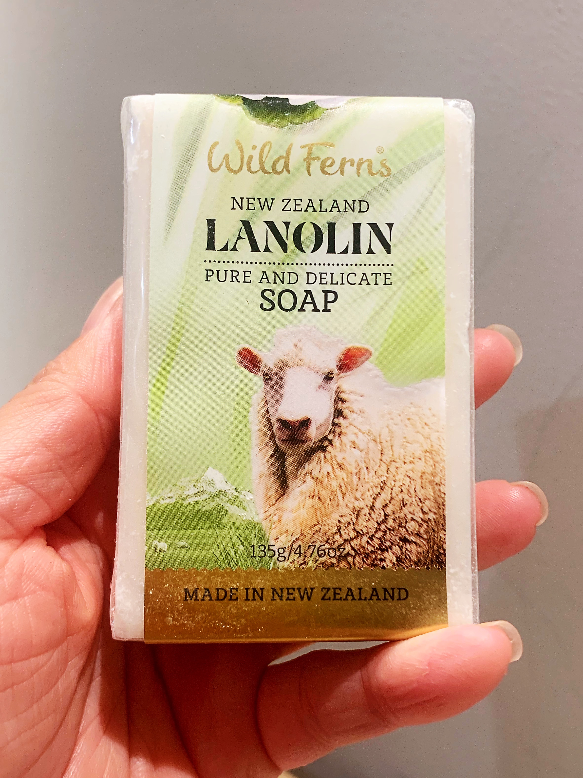 帕氏绵羊油净化水润香皂现货新品