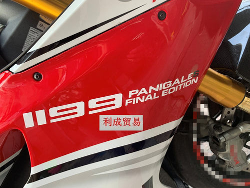杜卡迪1199PANIGALES侧板字母贴花/摩托车外壳车身贴纸/车贴