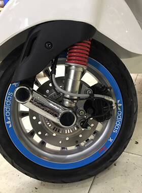 比亚乔PIAGGIO VESPA150 300GTS轮框贴/摩托车轮毂贴钢圈轮圈贴花