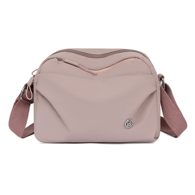 休闲时尚防水尼龙斜跨妈妈包帆布包牛津布单肩斜挎包旅游小包女士