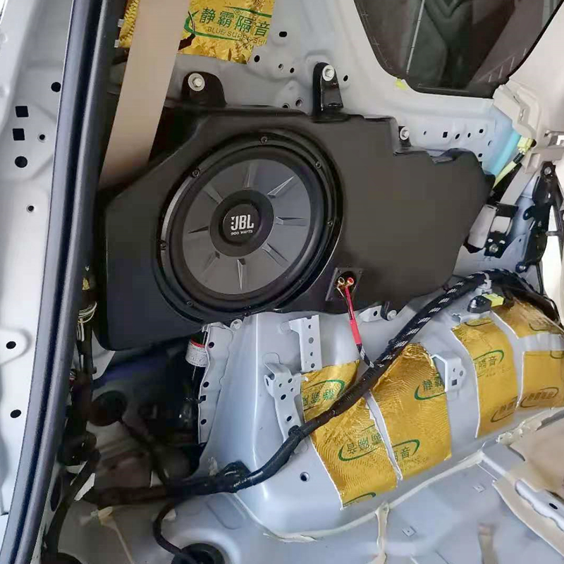 12至20款霸道普拉多10寸JBL低音炮后备厢音响改装补形箱喇叭功放