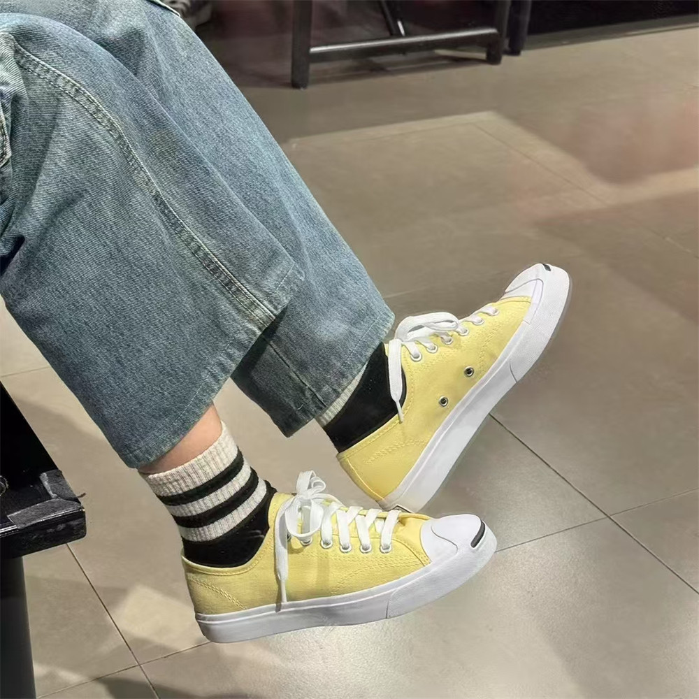 CONVERSE匡威奶黄色夏季多巴胺糖果色开口笑低帮帆布鞋A11964c,运动鞋new,帆布鞋,淘宝优惠券,粉丝福利购,淘宝优惠卷