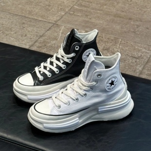 converse匡威runstar legacy黑白皮质夹心厚底增高A05111c A05112