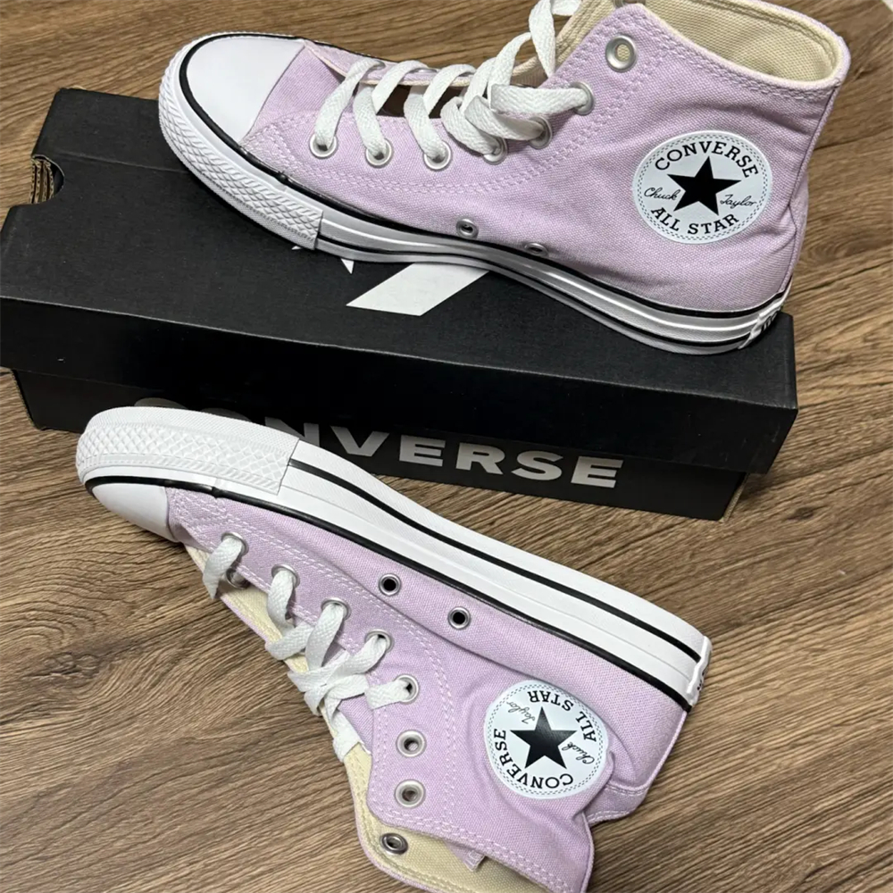 CONVERSE ALLSTAR 匡威淡粉休闲舒适潮流运动百搭帆布鞋 A08580C