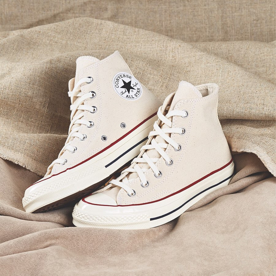 匡威converse 1970s三星标米白色高低帮情侣帆布鞋162053c162062c